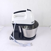 Blender makanan 7 kecepatan dapur terlaris Blender tangan mixer listrik dengan mangkuk baja tahan karat