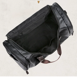 Hot Selling <strong>Trendy</strong> PU Leather Large -capacity Travel <strong>Bag</strong> Men's Business Trip Lightweight Waterproof Travel Hand Luggage <strong>Bag</strong> - Product Image 4