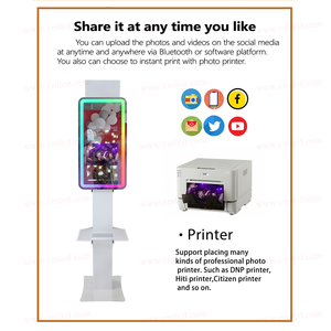 Photomaton portatif de miroir de moniteur d'affichage à cristaux liquides de 21.5 pouces avec l'imprimante de DNP/HiTi - Product Image 6