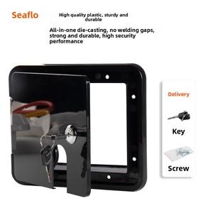 Caja <span class=keywords><strong>de</strong></span> Almacenamiento <span class=keywords><strong>de</strong></span> Cables con Orificio para Cableado, Cuadrada, para Caravana y Yate - Product Image 3