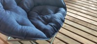 Pliable de haute qualité dessin animé enfants lune chaise de plage pliante