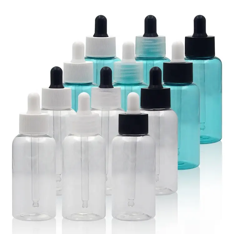 80Ml Druppelfles Cosmetische Essence Fles Plastic Etherische Olie Fles