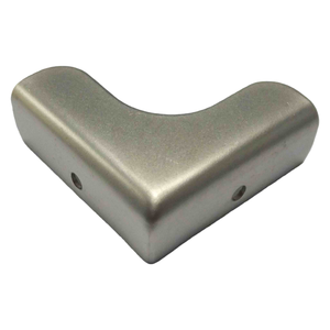 Protection d'angle de table en métal doré, fabriquée en Chine, avec trous, en acier, laiton, pour bijoux, triangle, armoire de cuisine, bord en cuivre - Product Image 1