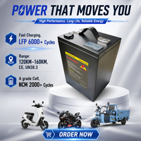 Batterie Lithium OEM ODM 72V 50Ah 80Ah 35Ah pour Vélo Électrique LiFePO4 60V 100Ah 48V 150Ah Sans Entretien Haute Qualité Sûre et Durable