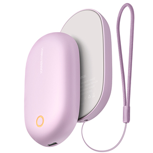 Chauffe-mains magnétique rechargeable USB 5000 mAh à double panneau chauffant rapide pour le camping en extérieur - Product Image 1