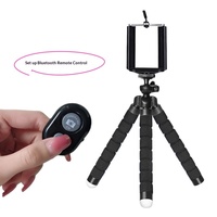 Trípode Flexible para Teléfono con Cabezal Metálico, Soporte Multifuncional, Portátil y Ajustable para Fotografía al Aire Libre