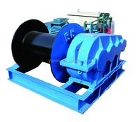 Treuil électrique à double tambour à grande vitesse pour le levage de matériaux de construction lourds, machine à tirer des câbles, 2, 5, 10 tonnes de puissance