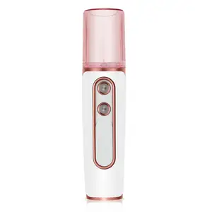 Lubang Ganda Nano Peralatan Kecantikan/Handheld Kaleng Air Mist Spray/Wajah Otomatis Semprotan Air