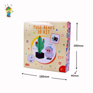Nouvelles perles Hama rondes multicolores 3D personnalisables de 5 mm, jouet pour enfants à la maison, fabriqué en matériau EVA durable - Product Image 6