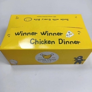 Hot sale disposable fast food fried chicken packaging box custom food grade Takeaway fried chicken box