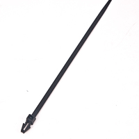Attaches de câble de voiture-Sangles de fixation pour bande de fil Attaches zippées faciles à utiliser Attaches fixes Clips Pa 66 Attache de câble en nylon 4.8*250mm