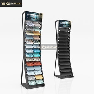 Giá đỡ trưng bày gạch kim loại tiêu chuẩn - Dụng cụ cần thiết cho phòng trưng bày, thiết kế đơn giản, tiện dụng để giữ và trưng bày gạch đá ceramic - Product Image 1