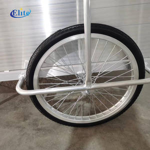 Chariot de jardin en aluminium - Chariot pliable robuste pour les travaux de jardinage, les jardins potagers et le bricolage à domicile - Product Image 4