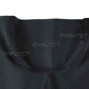 Housses de siège de voiturette de golf en cuir PU pour voiturette de golf personnalisée EZGO TXT RXV Club Car DS, ensemble de housses de siège avant, noir/beige - Product Image 4