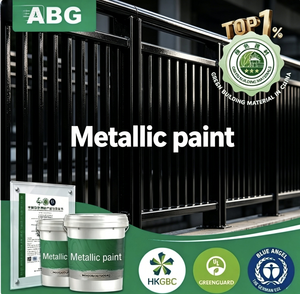 Pintura Antioxidante a Base de Agua para Metal con Acrílico para un Acabado Similar al de <span class=keywords><strong>Tela</strong></span> Metálica <span class=keywords><strong>en</strong></span> Superficies Metálicas - Product Image 1