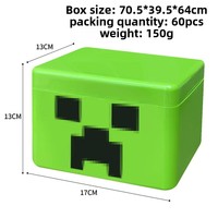 Boîte de rangement périphérique en plastique ABS de 40 pièces pour blocs de construction éducatifs pour bébés de 0 à 3 mois, collection mondiale transfrontalière pour enfants