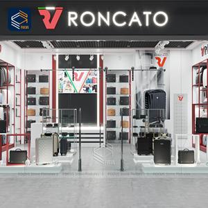 Equipaje de lujo Tienda de accesorios de exhibición Maleta moderna Sala de exposición Estantería de pared Bolsa de viaje Estantes de exhibición - Product Image 4