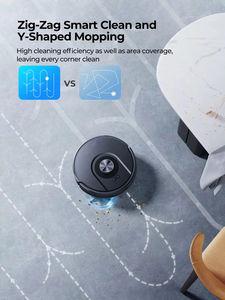 Robot aspirador inteligente alimentado por IA, sensores de caída Navi láser de 360 °, recarga, reanudar, mapa completo, limpieza del hogar, garantía de seguridad delgada - Product Image 6