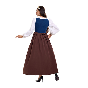 Vestido de corte <span class=keywords><strong>disfraz</strong></span> Cosplay Medieval Retro <span class=keywords><strong>Sexy</strong></span> <span class=keywords><strong>disfraz</strong></span> de sirvienta ropa granja período Colonial película <span class=keywords><strong>disfraz</strong></span> Mujer - Product Image 6