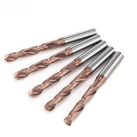 Foret en carbure de tungstène HRC58 pour machine CNC, fraises de fraisage auto-centrantes à pointe 118, haute efficacité pour le perçage du métal