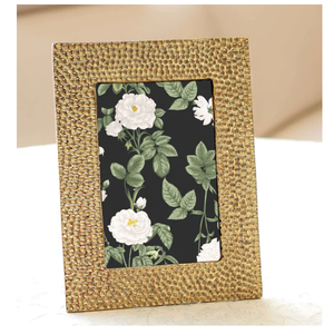 High Quality <b>Brass</b> Gold Picture Photo <b>Frame</b> Hammered Pattern Aluminium With <b>Brass</b> Finish Metal Crafts Metal Table Top <b>Frame</b> - Product Image 2