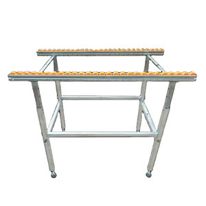 Goshen công nghiệp tăng gấp đôi hàng Con lăn băng tải theo dõi bảng Saw cắt thép không gỉ hỗ trợ trượt con lăn theo dõi xoay cơ sở - Product Image 1