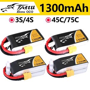 Batería Recargable Tattu 3S 4S 1300mAh 75C 45C1P para Dron de Carreras RC, Quadcopter, Barco, Avión, UAV - Product Image 5