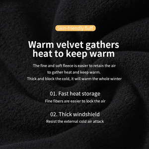 Prodotti Invernali Berretto in Pile Polare Sportivo Scaldacollo Antivento e Set Sciarpa e Cappello Tattico per Uomo Donna - Product Image 5