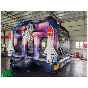 <span class=keywords><strong>Château</strong></span> gonflable commercial Galaxy <span class=keywords><strong>à</strong></span> impression intégrale, thème univers spatial, avec toboggan intérieur, <span class=keywords><strong>à</strong></span> <span class=keywords><strong>vendre</strong></span> - Product Image 3