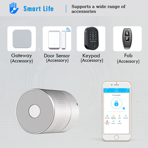 Nhà Máy Bán buôn ttlock điện thông minh vân tay khóa cửa tự động nhà thông minh điều khiển từ xa wifi không dây xi lanh khóa - Product Image 6