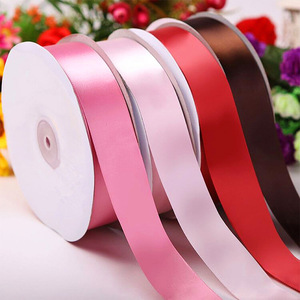 Hỗn Hợp Màu Sắc Hai Mặt Mịn 100% Polyester 196 Màu Sắc 1 Inch 25Mm Satin Ribbon - Product Image 1