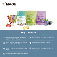 Poudre d'électrolytes avec vitamine C et zinc, mélange pour boisson hydratante, soutien immunitaire, sans sucre, fabriqué en usine certifiée GMP