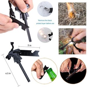 Équipement de survie pour le camping, kits 18 en 1, gadgets sympas, fournitures de premiers secours pour le camping, la pêche, la randonnée, la chasse - Product Image 4