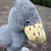 Jouets en peluche de ciboullière réalistes, doux, animaux sauvages réalistes, jouets en peluche d'oiseaux à tête de baleine