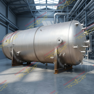 Tanque de Almacenamiento Cilíndrico Industrial Personalizado de Acero al Carbono y Fibra de Vidrio Reforzado (FRP) para Productos Químicos, Agua y Líquidos - Product Image 2