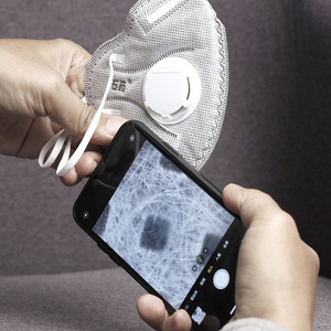 Étui pour <span class=keywords><strong>iPhone</strong></span> 16/15/<span class=keywords><strong>14</strong></span> <span class=keywords><strong>Pro</strong></span> Max, style étui de téléphone portable avec microscope, objectif <span class=keywords><strong>macro</strong></span> à grossissement 400x - Product Image 1