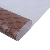 Cuir synthétique gaufré imperméable en PVC noir élastique pour sièges de voiture, chaises, canapés, sacs et meubles