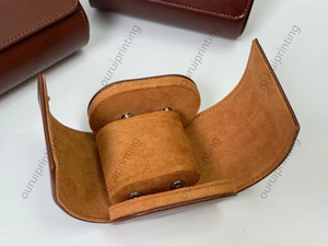 1 to 3 Slots PU Leather Watch <b>Roll</b> Case, Custom Logo Travel Watch Storage <b>Box</b>, Portable Watch Display Organizer for Men, Factory - Product Image 5