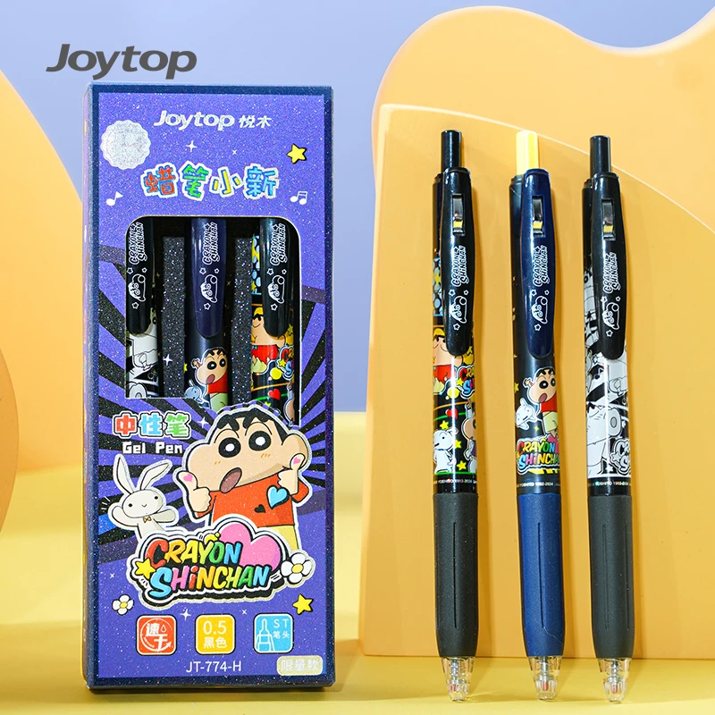 Joytop Crayon Shinchan Gel Pen Set - Cute & Smooth Writing