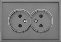 Prise murale standard européenne OEM, prises et interrupteurs Schuko 250V, matériau PC, IP20, solution électrique, boîte ronde française européenne