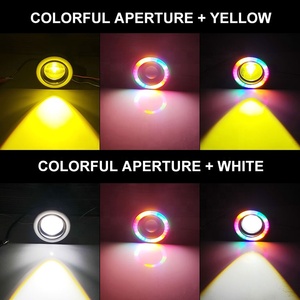 ไฟตัดหมอกแบบดวงตานางฟ้า LED สองสี2.5นิ้ว3นิ้ว3.5นิ้วความสว่างสูง30W รูรับแสง<span class=keywords><strong>สี</strong></span>เหลือง<span class=keywords><strong>สี</strong></span><span class=keywords><strong>ขาว</strong></span>คู่ - Product Image 5