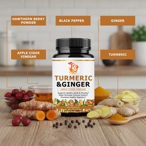 Capsules de Curcuma et Gingembre à Prix de Gros avec Supplément de Racine de Curcuma pour Soutenir la Santé des Articulations, des Muscles et de la Peau - Product Image 2