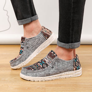 حذاء فاخر من البائع الصيني حذاء بدون كعب للرجال مصمم ، حذاء بدون كعب للرجال مصمم بشعار مخصص ، حذاء رجالي غير رسمي حذاء مشي - Product Image 2