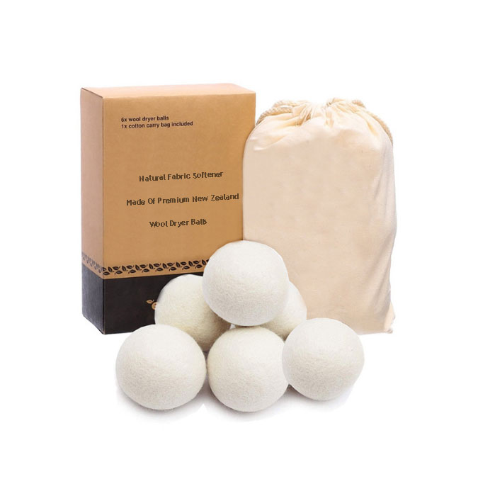 Натуральный смягчитель ткани Прачечная мяч Премиум Новой Зеландии шарик для сушки изделий из шерсти