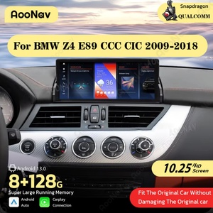 128G 10.25 Inch Car Radio for BMW Z4 E89 CCC CIC 2009-2018 Android Touch Screen <b>Stereo</b> Multimedia GPS Video Player Dual <b>System</b> - Product Image 2