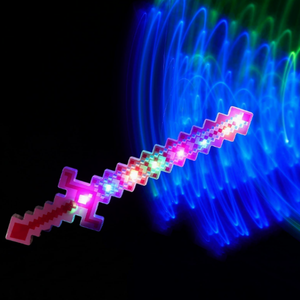 Bâton à bulles géant LED pour enfants, épée à bulles liquide Pixel pour jeux en plein air et cadeaux de bienvenue - Product Image 3