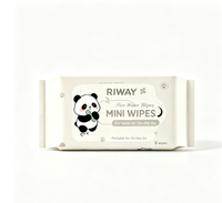 Mini lingettes de voyage, lingettes nettoyantes douces à l'eau pure, pour les déplacements