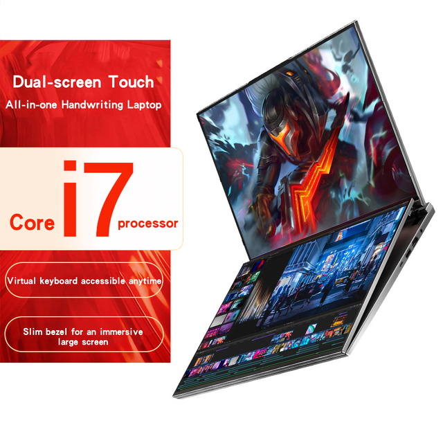 The New 2025 I7 12th Generation Processor Dual-touch Screen 16+16 Dual-touch Notebook Full-scene Application