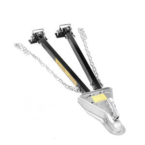 安全チェーン付き5000LBS調整可能ユニバーサル牽引バー - Product Image 1