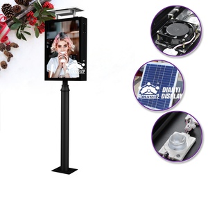 Thành Phố Dự Án Di Chuyển Biển Quảng Cáo Led Ánh Sáng Đăng Quảng Cáo Dẫn Chiếu Sáng Dấu Hiệu Đường Bộ Ngoài Trời Đứng Năng Lượng Mặt Trời Ánh Sáng Đường Phố Hộp - Product Image 2